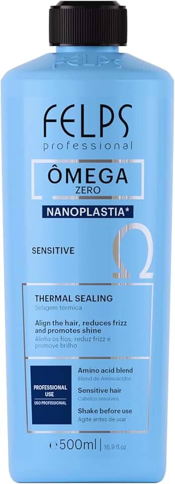 Felps Professionnel, FP0340, Ômega Zero Unique Nanoplastia Sensitive Selagem, 500Ml
