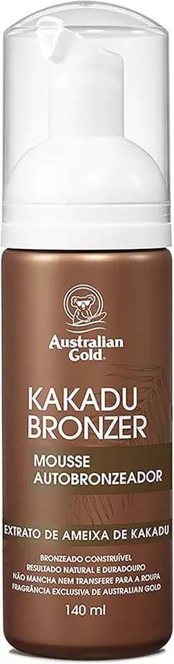 AUSTRALIAN GOLD KAKADU BRONZER MOUSSE AUTOBRONZEADOR 140ML