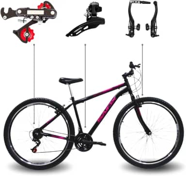 Bicicleta Aro 29 Bike Saidx Premium 21 Vel Quadro de Aço Carbono