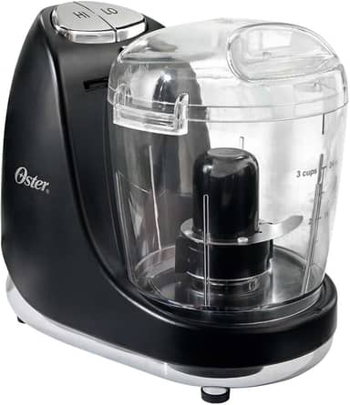 Oster Mini Processador, Chromer, 110V, Preto, 125W, 3320