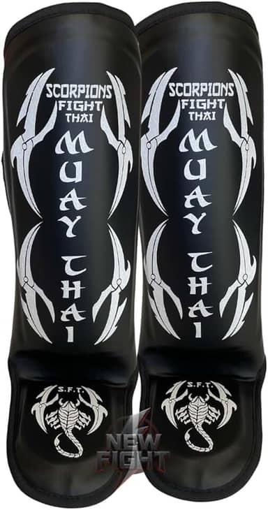 Caneleira Muay Thai Luta Kickboxing boxe Protetor De Canela Sparring Treino Conforto Combate