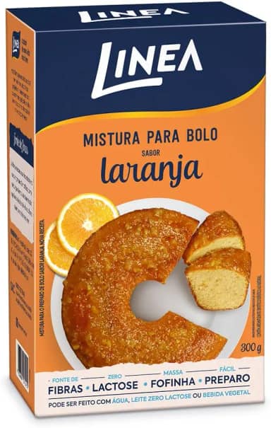 Linea Mistura para Bolo Sabor Laranja 300g