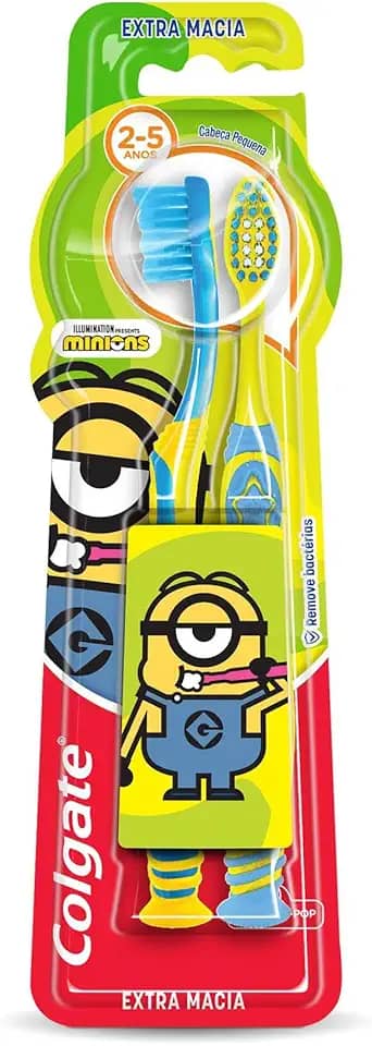 Escova de Dente Infantil Colgate Minions 2 unidades