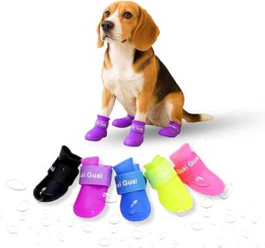 Sapato Botinha De Silicone Para Cachorro Antiderrapante Protetor De Patas (Femea, P)