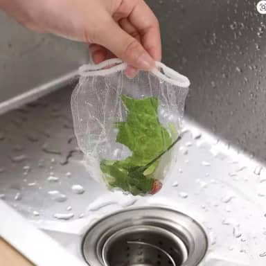 Kit Protetor de Ralo Descartável c/ 100 unid Adaptável Todos os Tamanho de Ralos Rede para Ralo de Pia Coleta de Restos de Comida de Cozinha, Cabelos, Ralo de Cozinha Ralo de Banheiro Ralo de Tanque