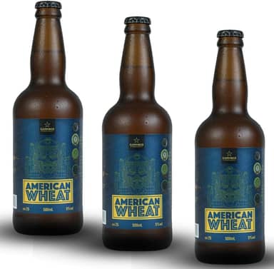 Cerveja Campinas American Wheat 500ml - 3 unidades