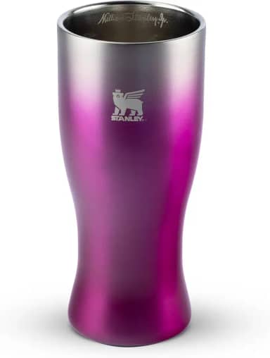 Stanley - Copo Térmico Pilsner, 444ml, Copo para Bebidas Frias ou Quentes, Vivid Violet Haze