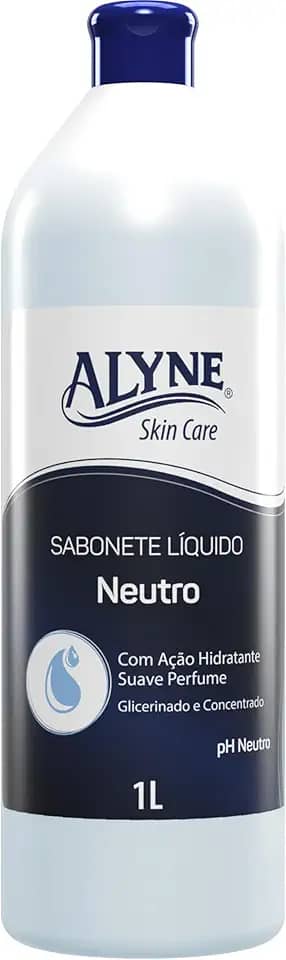 Alyne, Sabonete Líquido, Skin Care, Neutro, 1 Litro, Azul