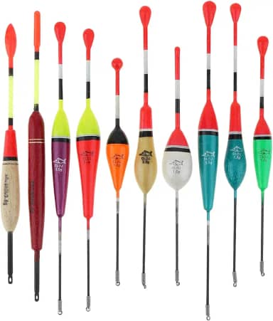 OriGlam Boia de pesca, boia de pesca, boia de truta, boia de madeira, boia de pesca, boias e boias de pesca, boias e boias deslizantes ovais de mola