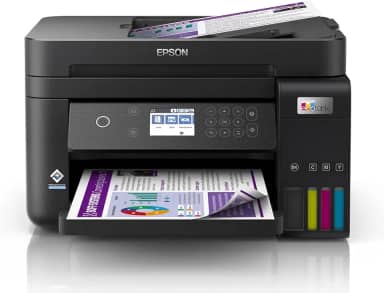 EPSON Multifuncional EcoTank L6270 - Tanque de Tinta Colorida, Wi-Fi Direct, Ethernet, Frente e Verso Automático, ADF, Bivolt, Preto