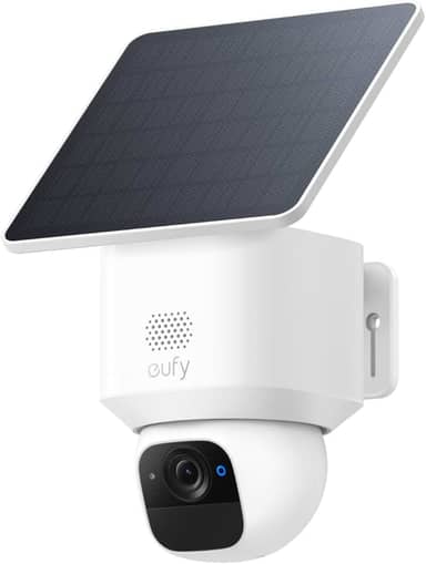 eufy SoloCam E30 por anker, Câmera De Segurança Wi-Fi Externa, Solar Sem Fio Externa, Resolução 2K, 360°, Rastreamento IA, Impermeável IP65, Trabalha Com Alexa/HomeBase S380, Sem Taxa Mensal