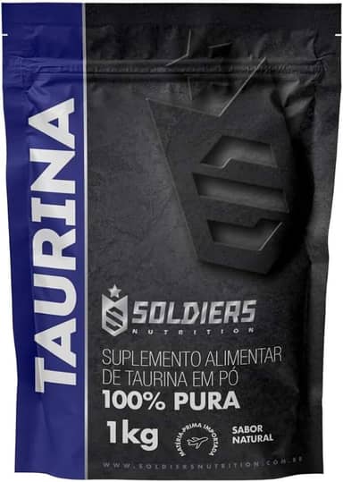 Soldiers Nutrition L - Taurina 1Kg - 100% Pura Importada -