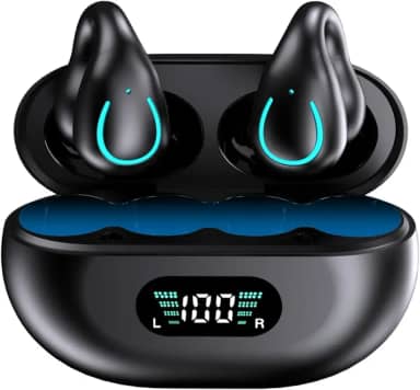 Fones de ouvido esportivos sem fio Bluetooth Lifebee Q71 com clip, condução óssea, Bluetooth 5.3, qualidade de som Hi-Fi e longa autonomia – A escolha perfeita para atividades esportivas e ao ar livre