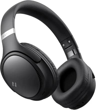 Fone de Ouvido Sem Fio Havit H630bt Bluetooth, Até 55 Horas de Duração da Bateria Preto