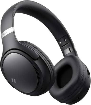 Fone de Ouvido Sem Fio Havit H630bt Bluetooth, Até 55 Horas de Duração da Bateria Preto