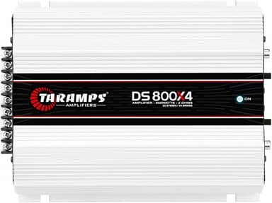 Módulo Taramps DS 800x4 2 ohm 800 W RMS 4 Canais Amplificador Som Automotivo