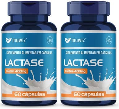 Lactase 60 Cápsulas – Enzima Lactase Intolerância à Lactose