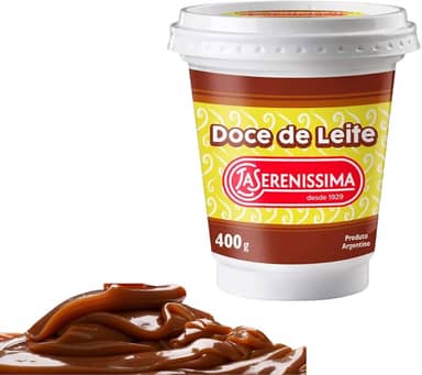 Doce De Leite La Serenissima Pote 400g Tradicional Argentino Cremoso e Sabor Autêntico