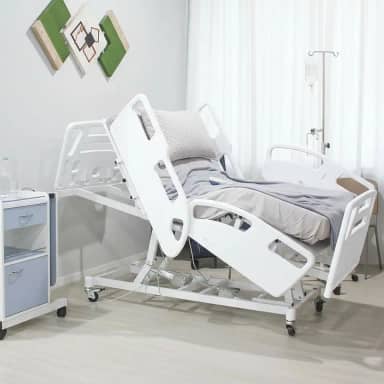 Cama Hospitalar Elétrica 9 Movimentos com Altura mínima de 36cm Com Estrutura Reforçada, Articulada com Controle - Para Idosos e Cuidados, Conforto e Segurança