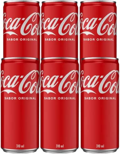 Pack de COCA-COLA LATA 310 ML 6 unidades
