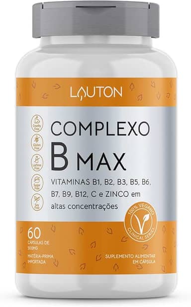 Complexo B Max 60 Cps - Lauton
