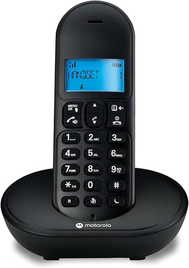 TELEFONE SEM FIO COM IDENTIFICADOR DE CHAMADAS E VIVA VOZ MT150 PRETO – MOTOROLA