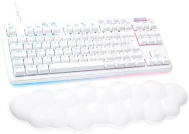 Teclado Mecânico Gamer Logitech G713 RGB LIGHTSYNC Com Switch GX Brown Tactile, Apoio para Mãos em Formato de Nuvem, Compatível Com PC e Mac, Layout ABNT