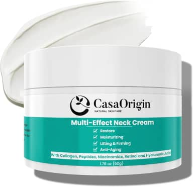 Creme de pescoço e decote para rugas, aperto e elevação da pele, creme firmador de pescoço de 4 ml, creme antienvelhecimento para pescoço