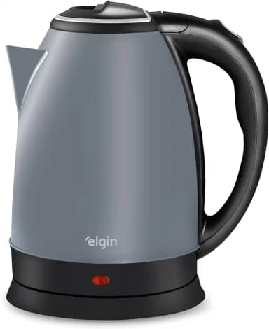 Chaleira Elétrica Inox Elgin Sem fio 2 Litros Cinza Lunar 220V