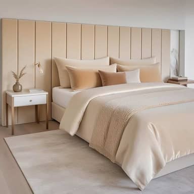 Cabeceira Estofada Modular Alta para Cama Box King/Queen/Casal – Kit de Módulos 120x20cm, Vários Tamanhos e Cores(Cinza escuro,Super Queen - 9 Unidades)