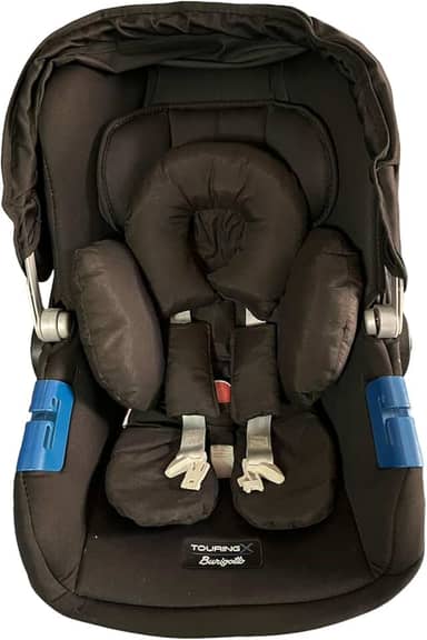 Redutor De Bebê Conforto Apoio Anatômico Almofada 100% Algodão (Preto)