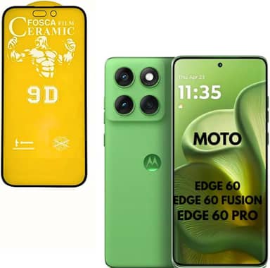 Película Ceramica Fosca Curvada MOTO EDGE 60 / EDGE 60 PRO/EDGE 60 FUSION, PROTEÇÃO TOTAL, ANTI-RISCO e NÃO FICA COM MARCA DEDO NA TELA