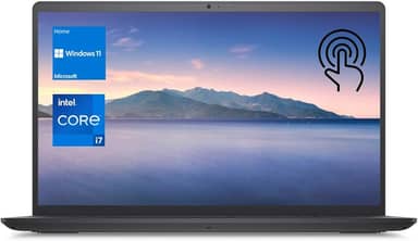 DELL Notebook Inspiron 3520 com tela sensível ao toque i7 de 15,6 polegadas, tela sensível ao toque FHD de 15,6 polegadas, Intel Core i7-1255U, 16 GB de RAM, SSD de 1 TB, teclado numérico, webcam,