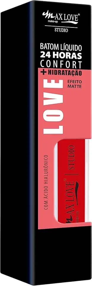 Batom Líquido 24 Horas Confort Max Love - Cor 719 - Longa Duração e Ótimo Custo-Benefício - Maquiagem Matte