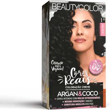 Coloração Kit BEAUTYCOLOR - 1.0 Preto Ônix