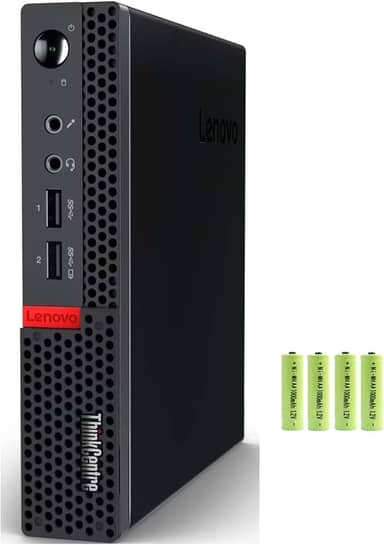 Lenovo ThinkCentre M625 Mini Desktop Computer PC [Windows 11 Pro], AMD A4-9120C de 2 núcleos (até 2,4 GHz), 8 GB de RAM, SSD PCIe de 256 GB, gráficos AMD Radeon R4, 2 portas de exibição, 6 portas USB