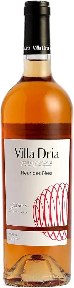 Fleur de Fées 2023 - Vinho Rosé Seco - Uvas: 50% Merlot e 50% Cabernet Franc - País: França - Graduação Alcoólica 11,5% - 750 ml