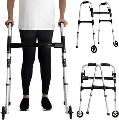 Mercur, Andador Desmontável em Alumínio Com Rodas Cap. Até 130kg BC1547 Mercur