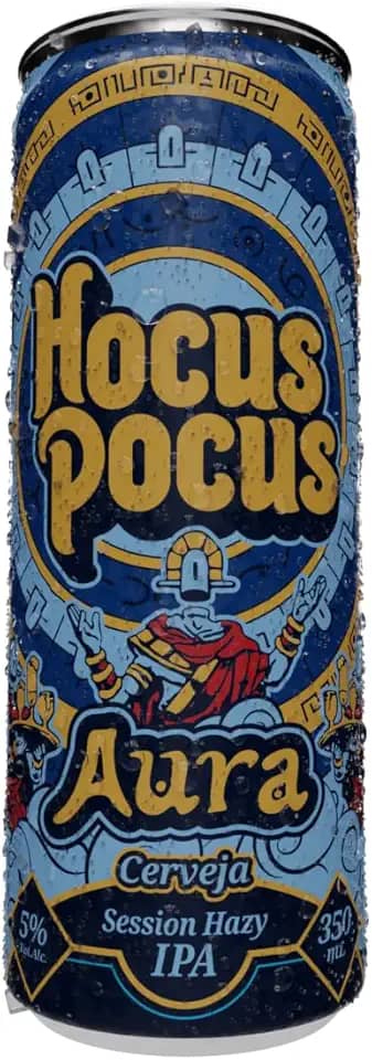 Hocus Pocus Cerveja Aura Tropical Hazy Ipa 350Ml Lata