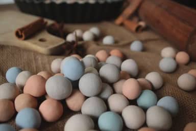 Bolinha Cerâmica - Feijão de cor 1kg