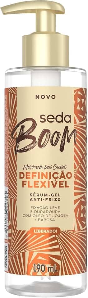 Sérum Gel Anti-frizz Seda Boom Definição Flexível 190 ml