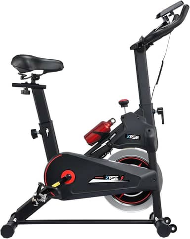 Bicicleta Ergométrica Spinning, Volante de Inércia 7kg, Silenciosa para Casa, Estrutura Reforçada, Resistência Ajustável, Assento e Guidão Reguláveis, Suporta 120kg