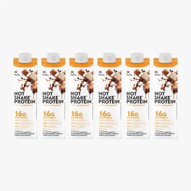 Bebida Proteica NotCo NotShake Protein Cafe Caramelo 6x250ml, 16g de Proteína, Ingredientes 100% Vegetais, Sabor Café, Low Carb, Sem Lactose, Sem Açúcar Adicionado, Baixo em Gorduras, Vegetariano.