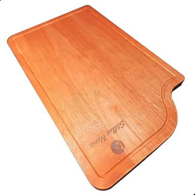 Tábua De Corte Madeira Teca Para Cuba Gourmet Stillus 50X40