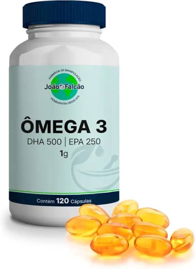Ômega 3 1G DHA 500 | EPA 250-120 Cápsulas Oleosas