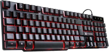 TECLADO GAMER VX GAMING HYDRA 107 TECLAS + 12 MULTIMÍDIA COM LED VERMELHO SENSACAO TECLA MECANICA – GT702 – VINIK
