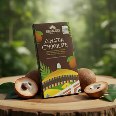Tablete Chocolate Com Cupuaçu 100g Bombons Finos da Amazônia