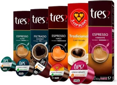 50 Cápsulas Três Corações, Café