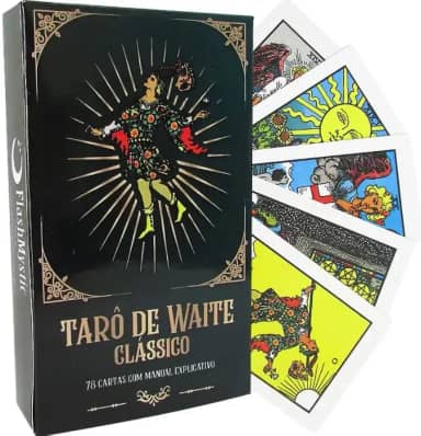 Tarô De Waite Clássico - 78 Cartas Com Manual Explicativo