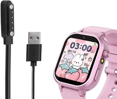 Wiszodet Relógio inteligente infantil com cabo magnético de carregamento à prova d'água